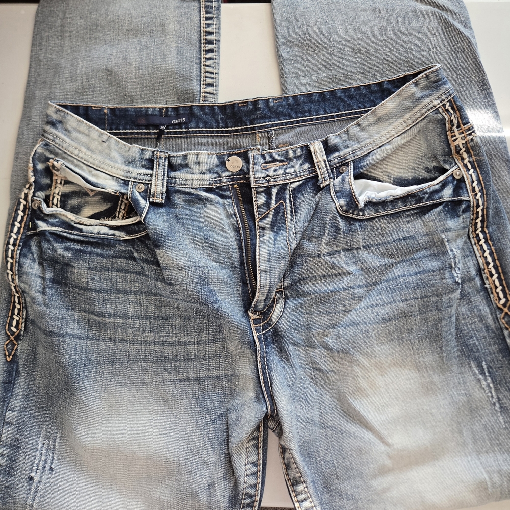 Men's Blue Jeans 38x33